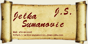 Jelka Šumanović vizit kartica